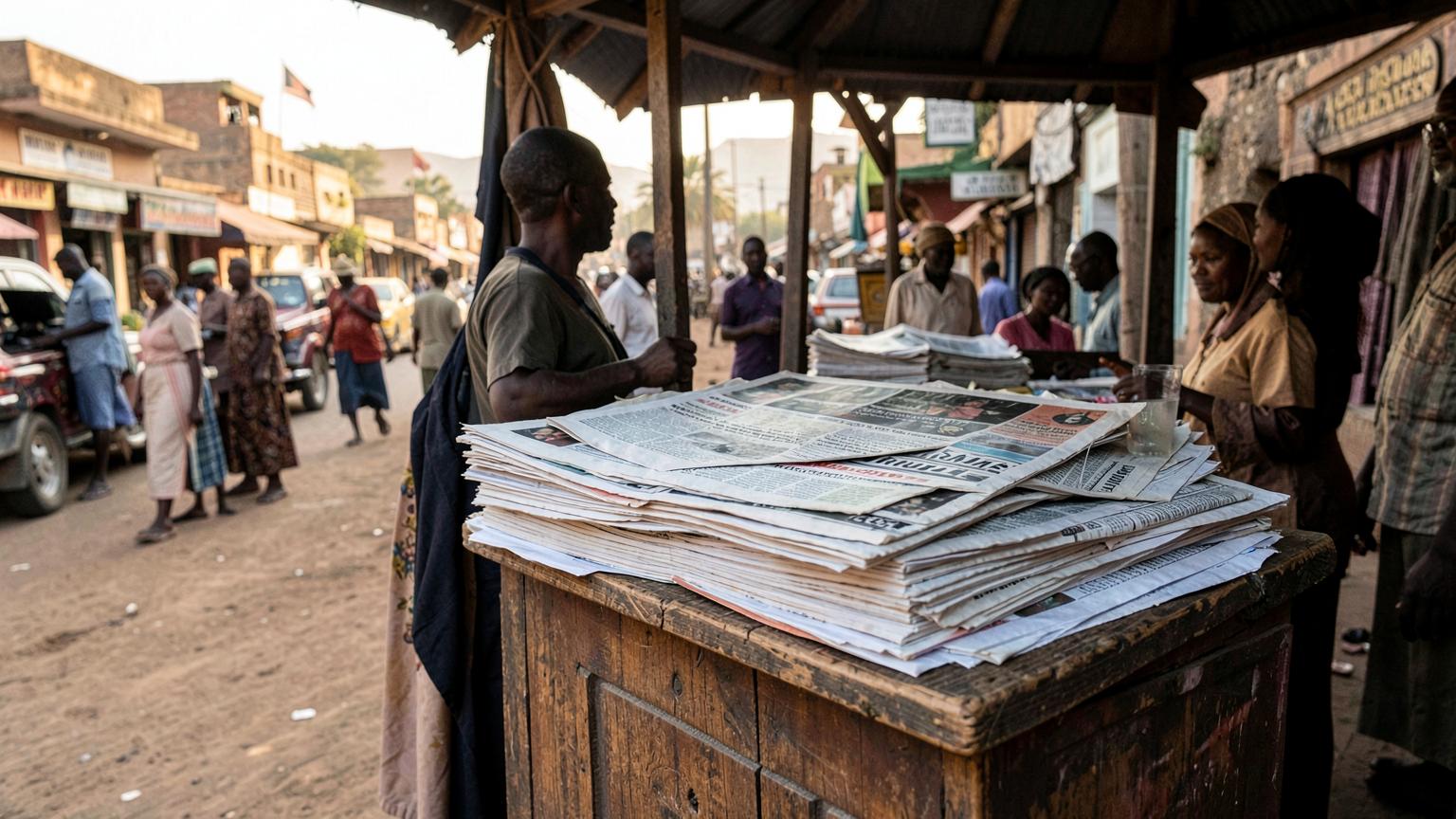 The quiet return of the physical newspaper, in three African capitals
