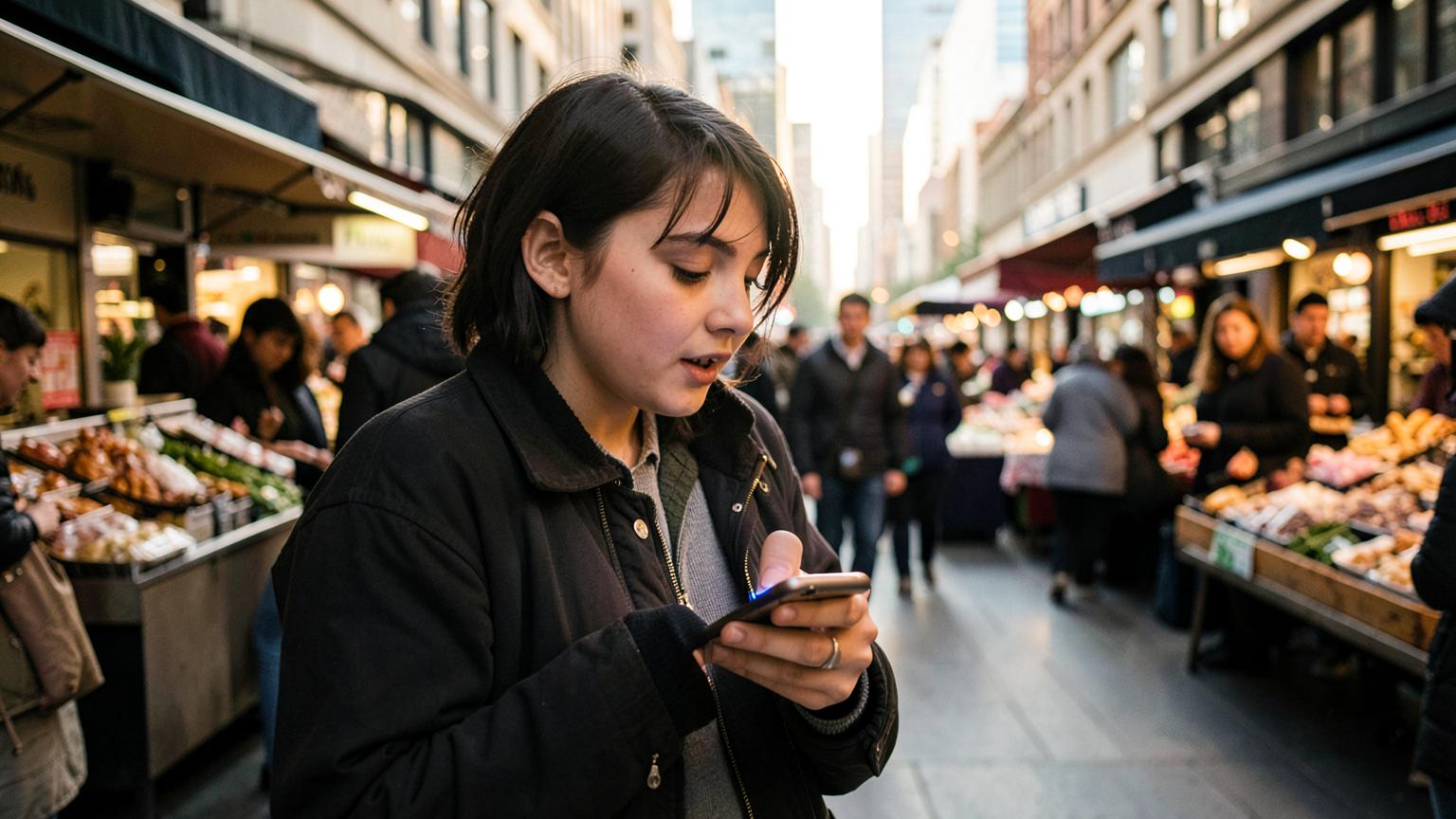 The new middle class orders by voice